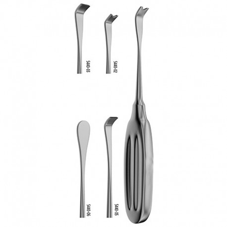 Semb Raspatory, Angular Blade, Straight Edge, 8" (20.0 Cm)